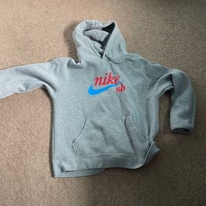 Nike Sb gray small hoodie mens
